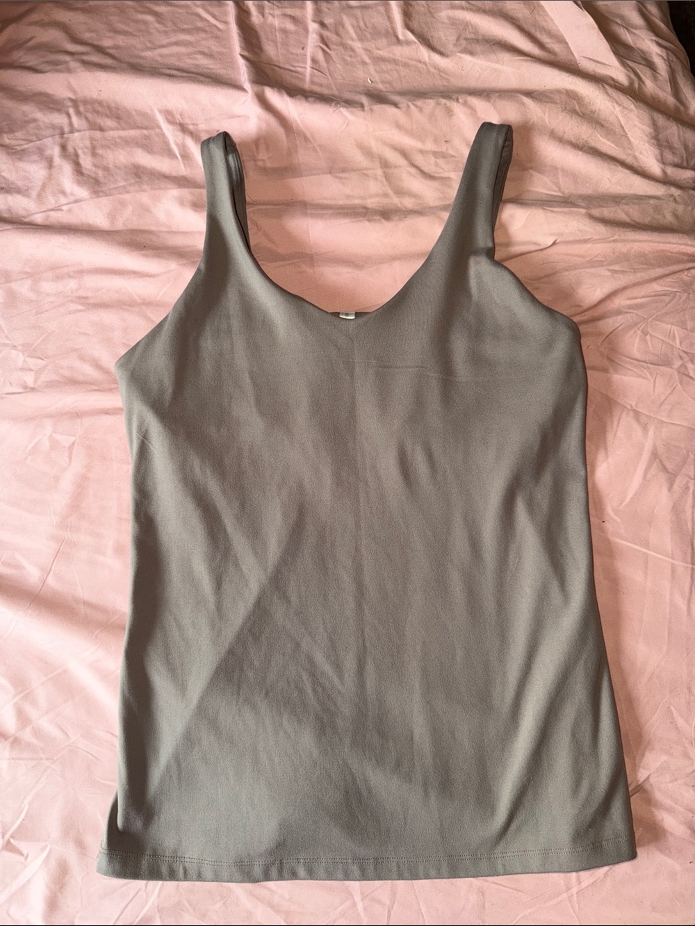 Women's Scoop Neck Tank Top - Gray